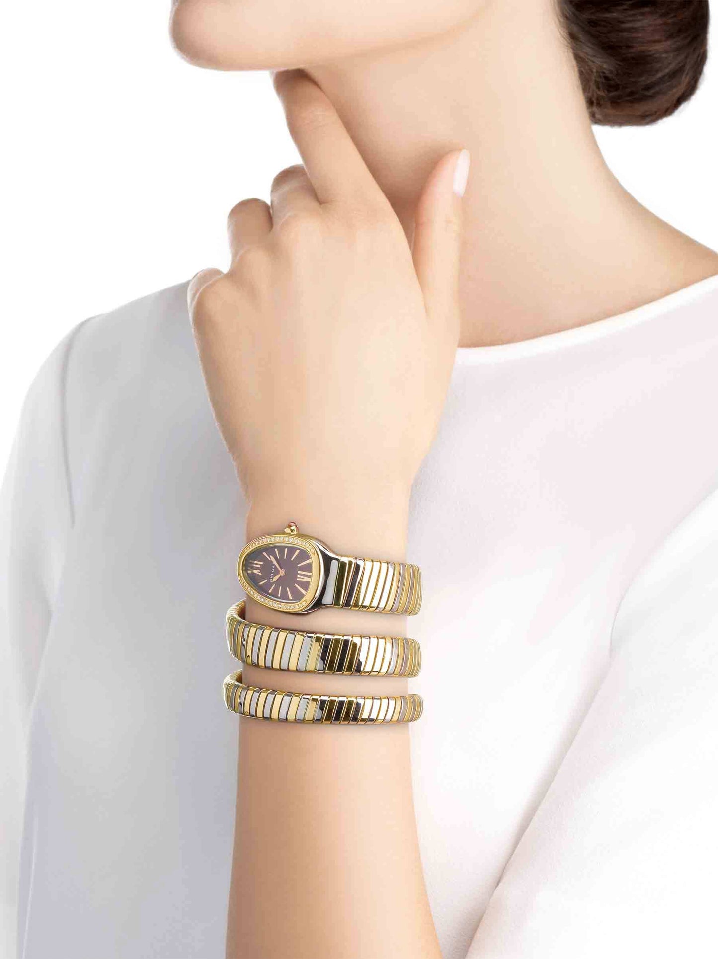 bvlgari serpenti tubo Brique