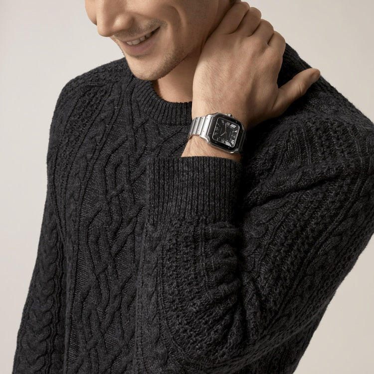 Cartier SANTOS-GRIS/NOIR 40mm