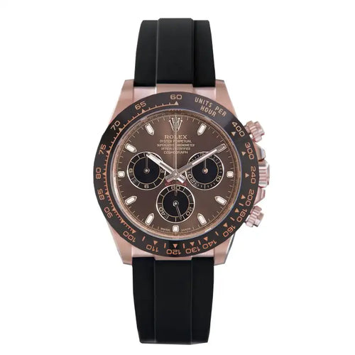 Rolex Daytona Rose Gold with chocolate Dial Black Ceramic Bezel Oyste