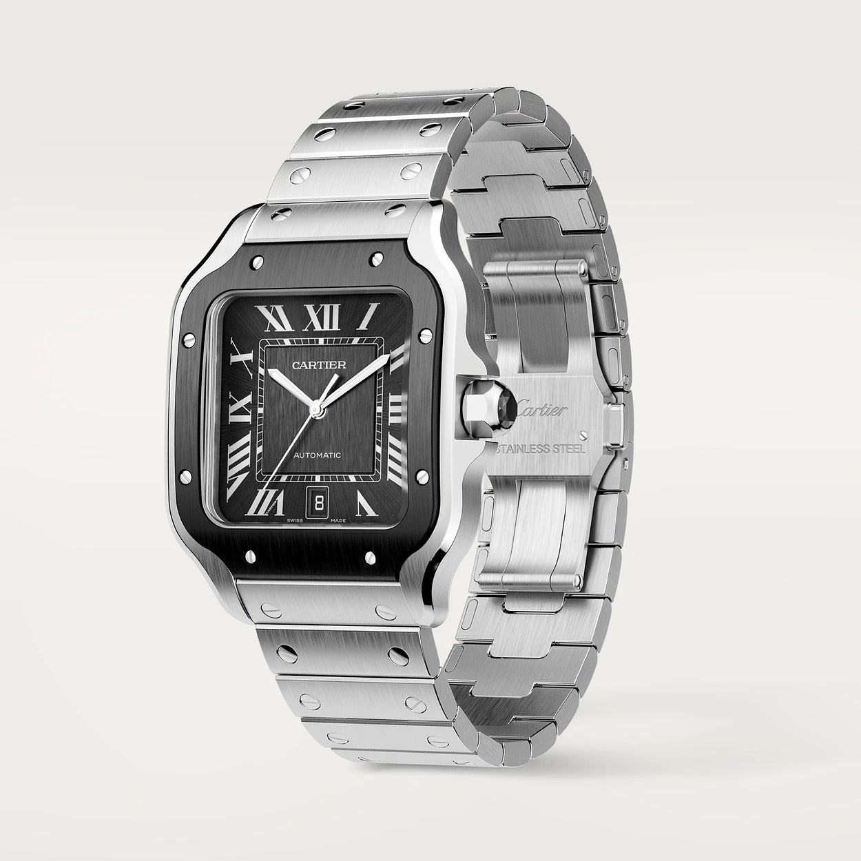 Cartier SANTOS-GRIS/NOIR 40mm