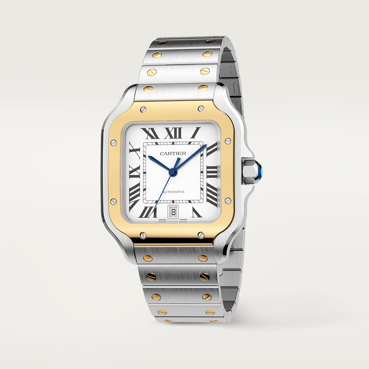 Cartier SANTOS-JAUNE/GRIS 40mm