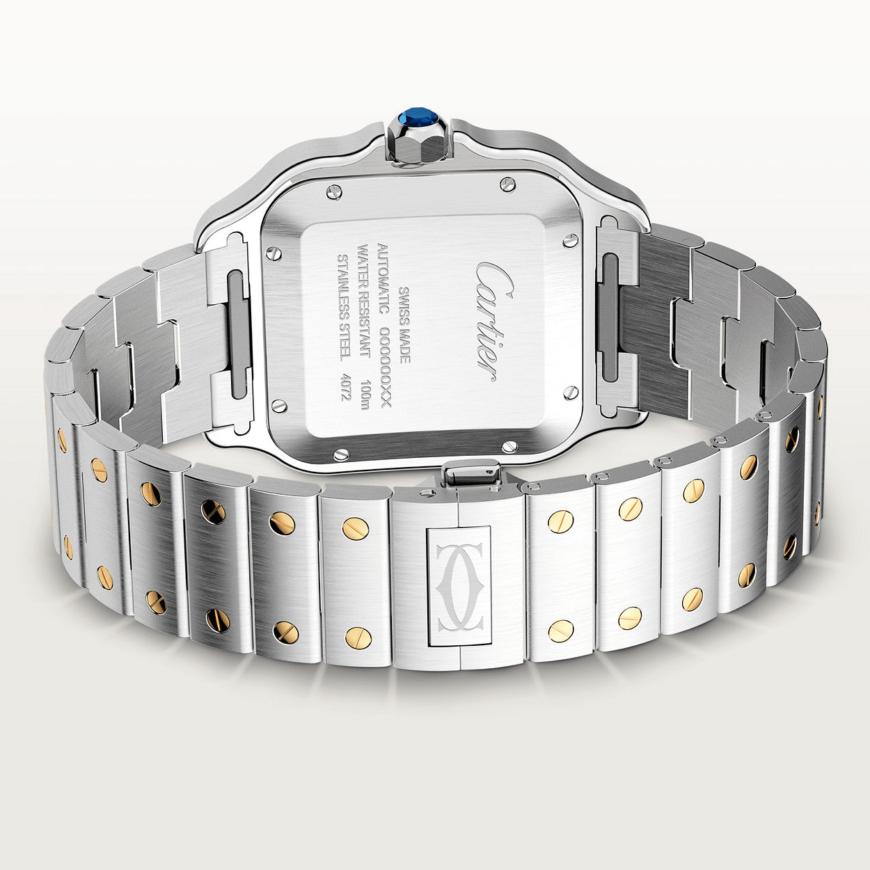 Cartier SANTOS-JAUNE/GRIS 40mm