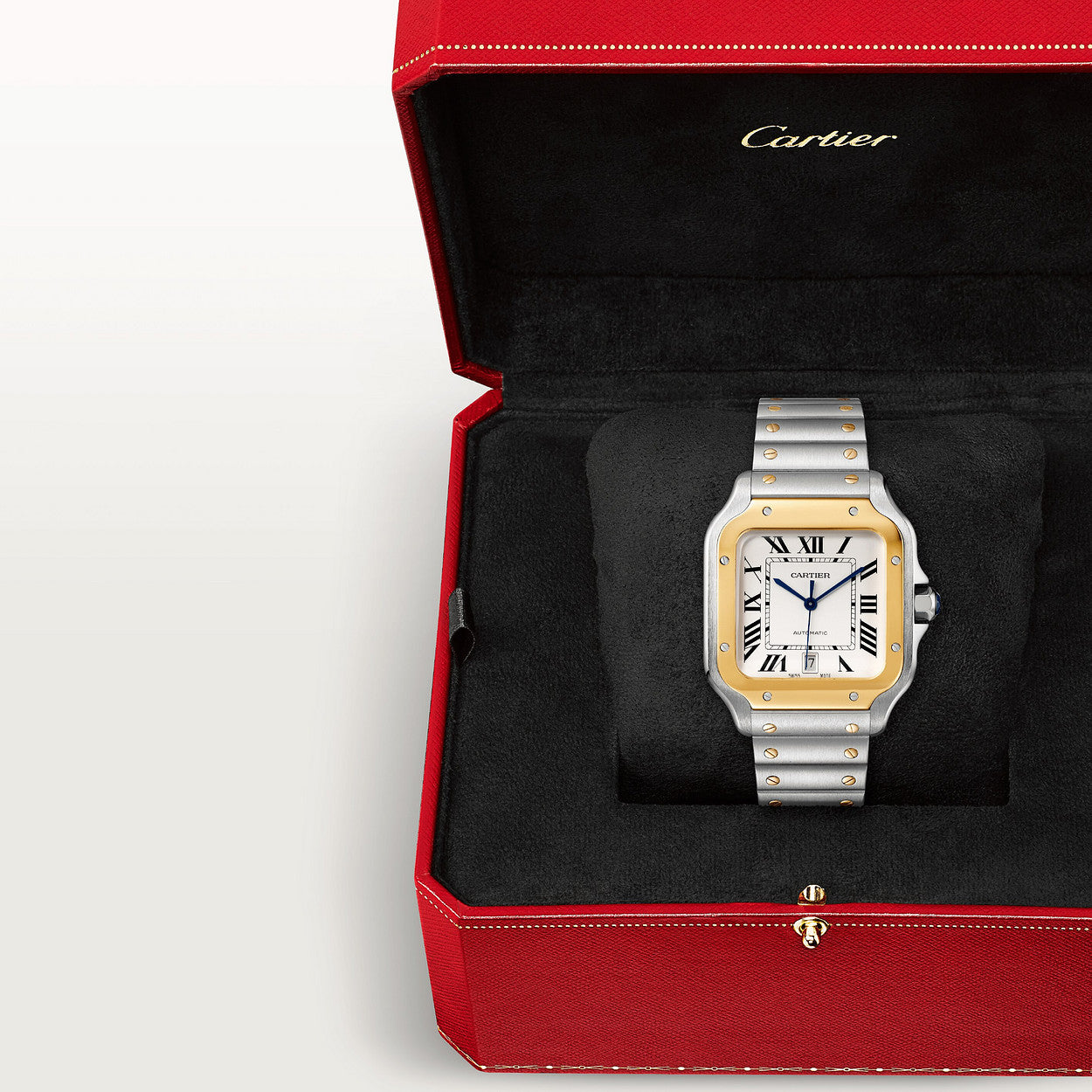 Cartier SANTOS-JAUNE/GRIS 40mm
