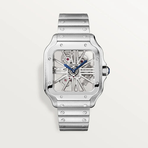 Cartier SANTOS-SKELETON GRIS/BLANC 40mm