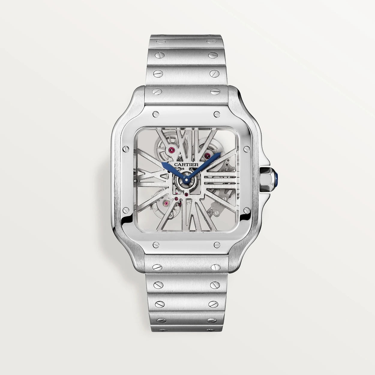 Cartier SANTOS-SKELETON GRIS/BLANC 40mm